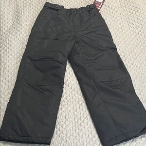 Kids Black Snow Pant